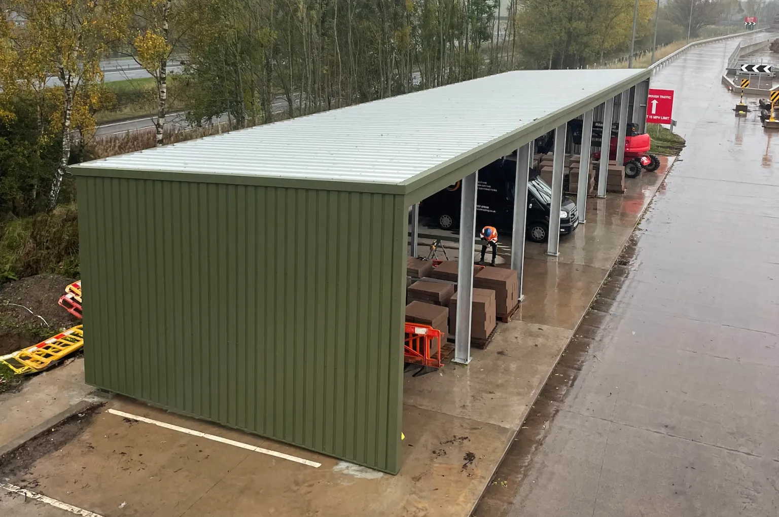 Steel fabrication work